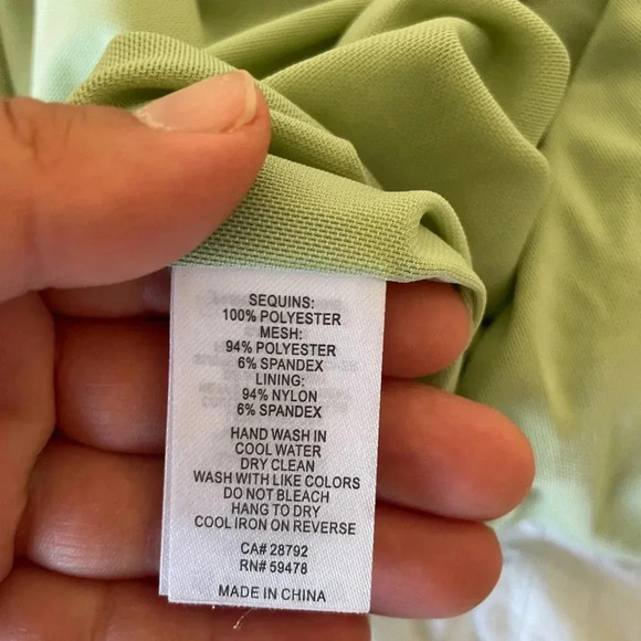 Caroline Costas Sage sequin midi open slit dress - Picture 12 of 13